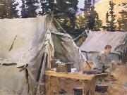 John Singer Sargent, Camp at Lake O'Hara (mk18)